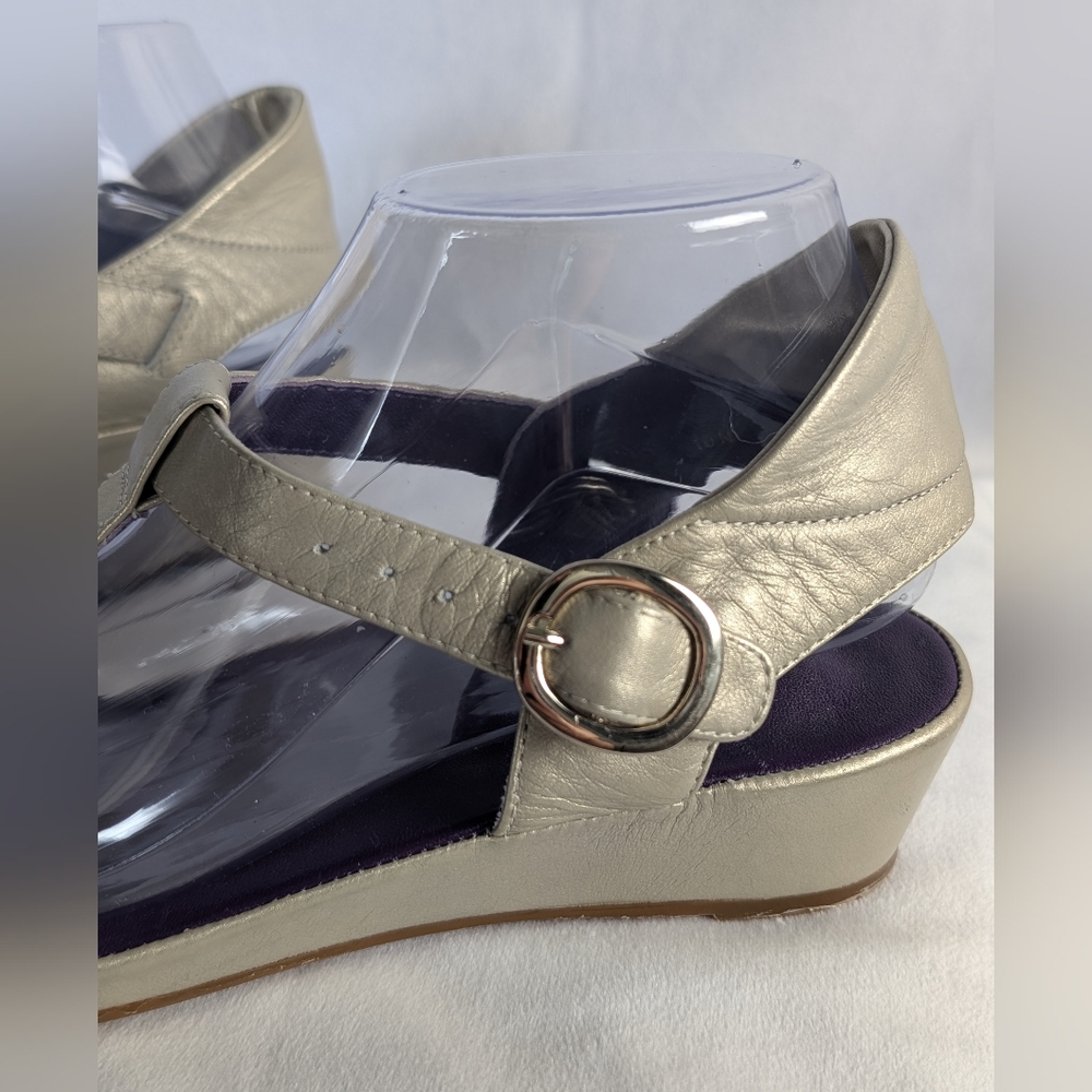 ☘️Vaneli Mary Jane Gladiator Peep Toe T-Strap Sandal Women's Size 10N - Picture 5 of 14